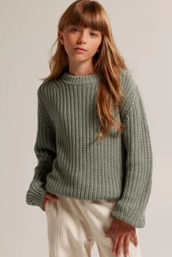 Truien & Vesten<America Today Trui Kelly JR Leaf|Offwhite