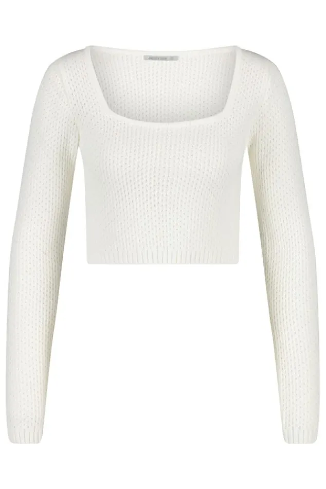 Truien & Vesten<America Today Trui Kenny Multicolour|Lime|Offwhite