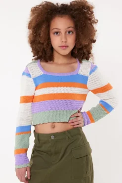 Truien & Vesten<America Today Trui Kenny JR Multicolour