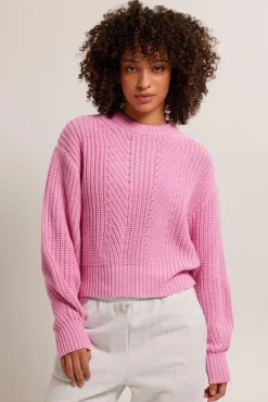 Truien & Vesten<America Today Trui Kimmy Softpink|Kit