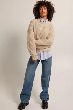 Truien & Vesten<America Today Trui Kimmy Softpink|Kit