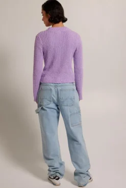 Truien & Vesten<America Today Trui Koko Lilac/purple|Kit