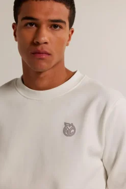 Truien & Vesten<America Today Trui Spence Crew Offwhite