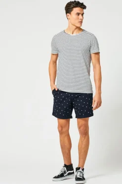 Ondergoed & Lounge|T-shirts & Polo's<America Today T-shirt White/navy|Cascade