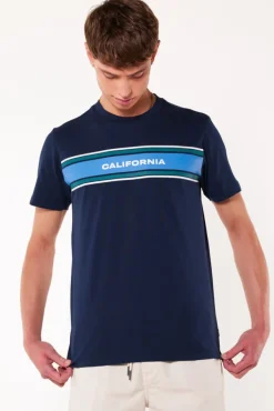 T-shirts & Polo's<America Today T-shirt Earl Navy/white|Darkblue