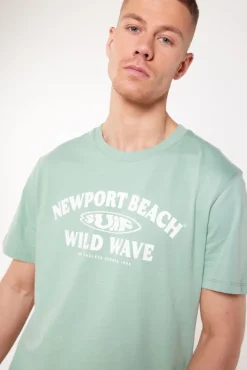 T-shirts & Polo's<America Today T-shirt Edgar White/black|TrueBlue|Lightgreen|Lightyellow