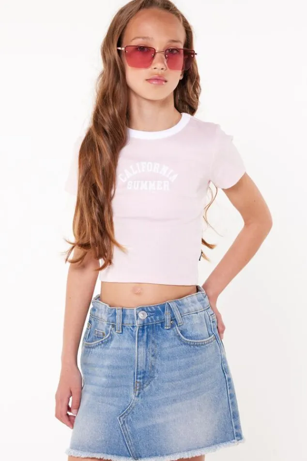 T-shirts &Tops<America Today T-shirt Effy JR Darkblue|Pink|White