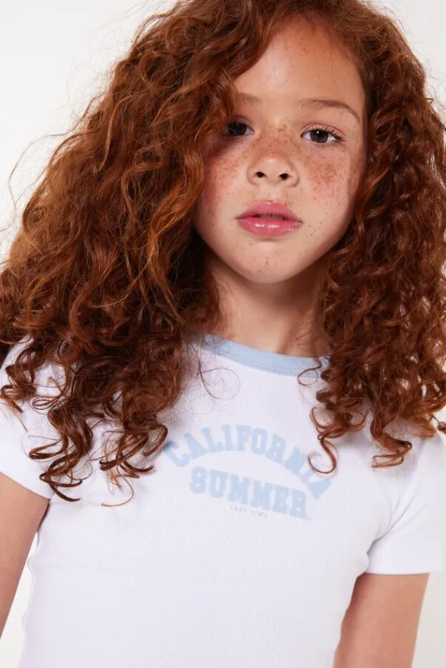 T-shirts &Tops<America Today T-shirt Effy JR Darkblue|Pink|White