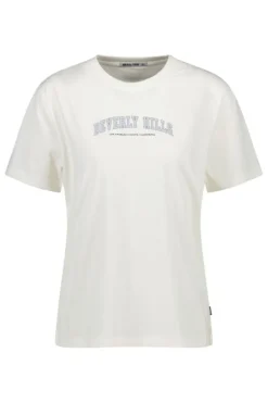 T-shirts & Tops<America Today T-shirt Elaine Washedblack|Offwhite