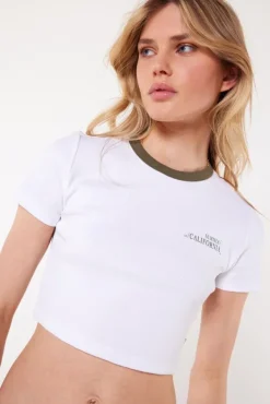 T-shirts & Tops<America Today T-shirt Elisa Lightpink|Darkarmy|White