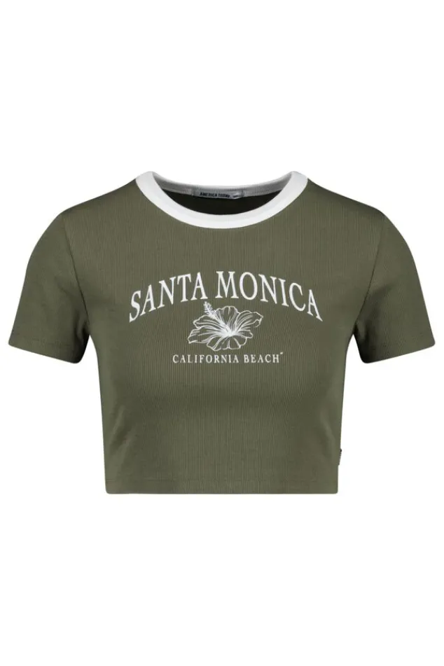 T-shirts & Tops<America Today T-shirt Elisa Lightpink|Darkarmy|White