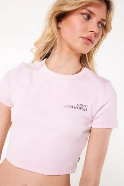 T-shirts & Tops<America Today T-shirt Elisa Lightpink|Darkarmy|White