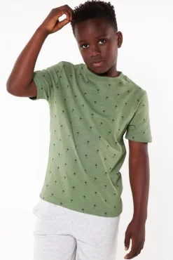 T-shirts & Polo's<America Today T-shirt Elliot JR White/blue|TrueBlue|Mud|Lightyellow