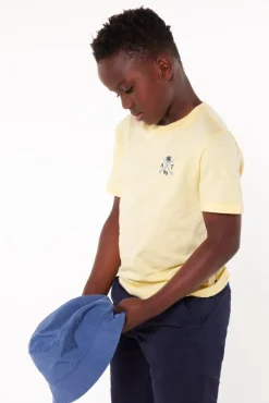 T-shirts & Polo's<America Today T-shirt Elliot JR White/blue|TrueBlue|Mud|Lightyellow