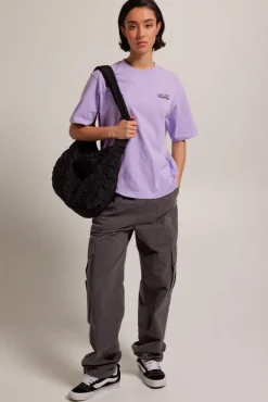 T-shirts & Tops<America Today T-shirt Elly Lilac/purple|Offwhite