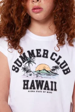 T-shirts &Tops<America Today T-shirt Else JR Lightpink|White