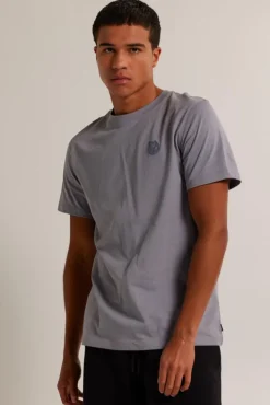 T-shirts & Polo's<America Today T-shirt Emile Offwhite|Washedblue|Seagreen