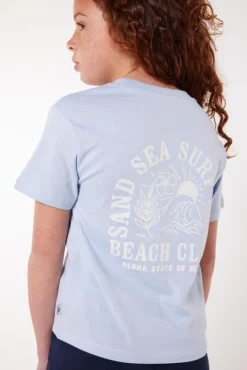 T-shirts &Tops<America Today T-shirt Emmalyn JR Washedblack|Babyblue|Offwhite