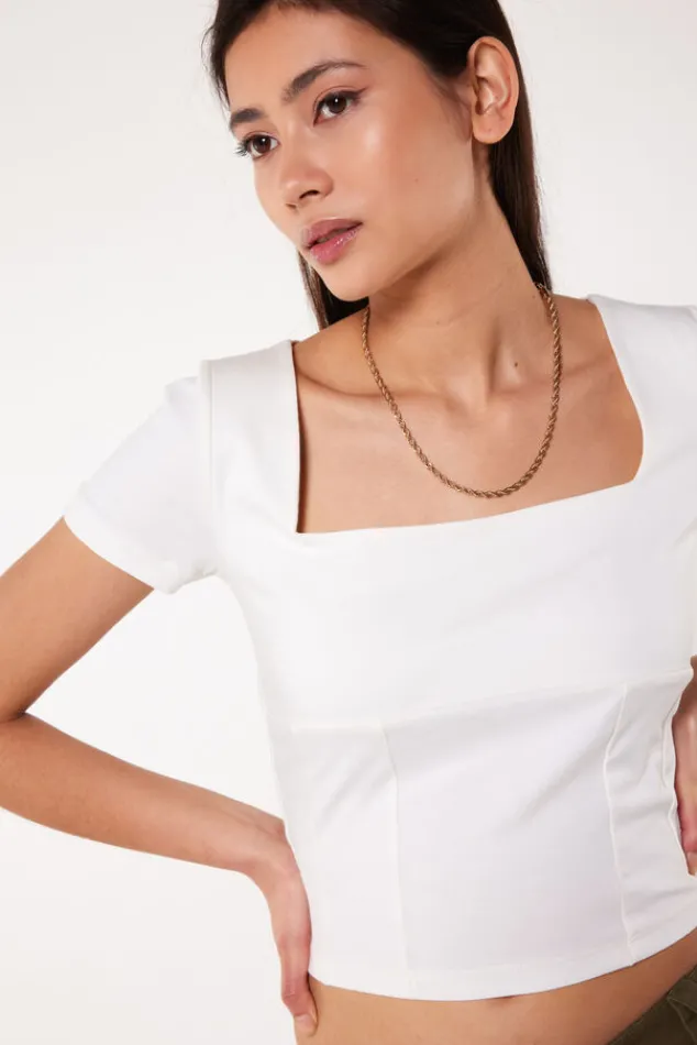 T-shirts & Tops<America Today T-shirt Erika Offwhite