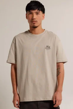 T-shirts & Polo's<America Today T-shirt Esper Cement|Washedblue|Offwhite