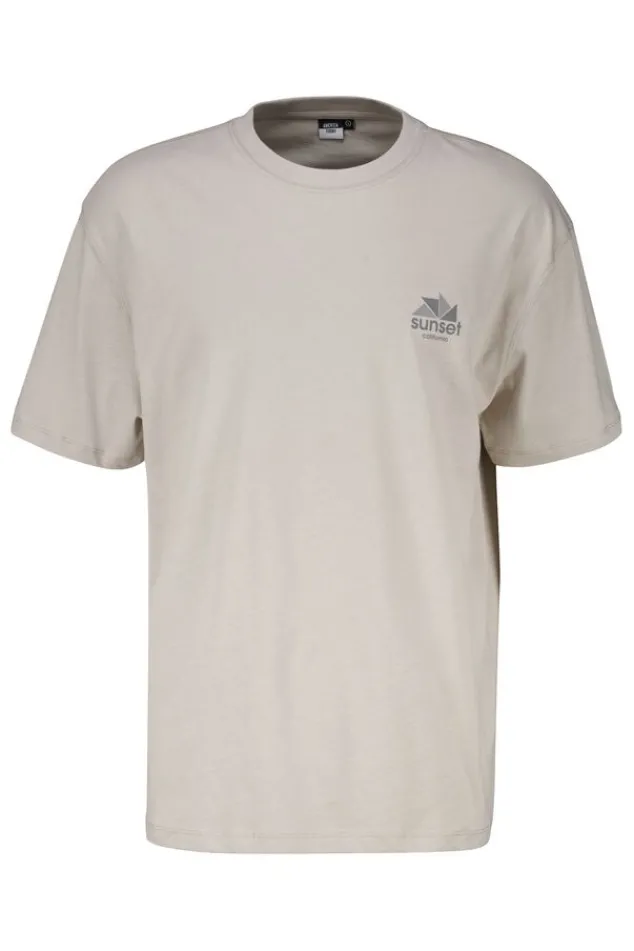 T-shirts & Polo's<America Today T-shirt Esper Cement|Washedblue|Offwhite