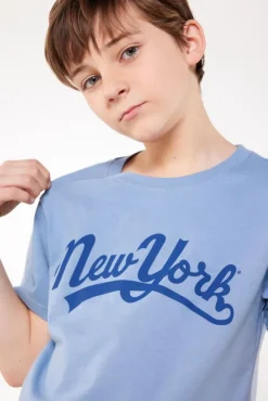 T-shirts & Polo's<America Today T-shirt Ethan JR TrueBlue|Offwhite