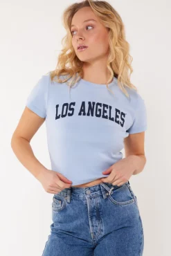 T-shirts & Tops<America Today T-shirt Evana Grey/army|Babyblue|Brown|Offwhite