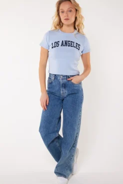 T-shirts & Tops<America Today T-shirt Evana Grey/army|Babyblue|Brown|Offwhite