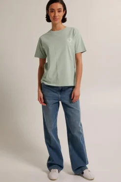 T-shirts & Tops<America Today T-shirt Ezra Washedblack|Softgreen