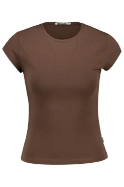 Ondergoed & Lounge<America Today T-shirt Gladys Black|Brown|White|Cascade
