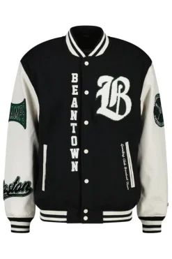 Varsity jackets|Varsity jackets<America Today Varsity jacket Boston Joah Green|Black