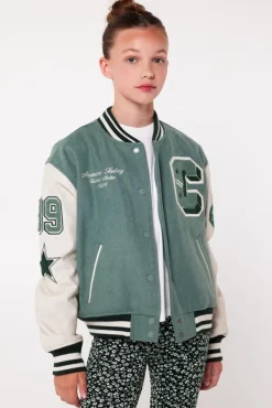 Jassen<America Today Varsity jacket Jewel JR Sage