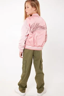 Jassen<America Today Varsity jacket Joelle JR Darkrose