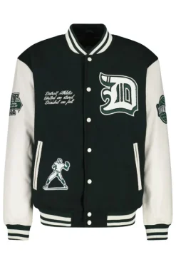Varsity jackets|Jassen<America Today Varsity jacket Julian Black|Midnightgreen