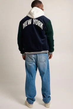 Varsity jackets|Jassen<America Today Varsity jacket Julian Cord Darkblue