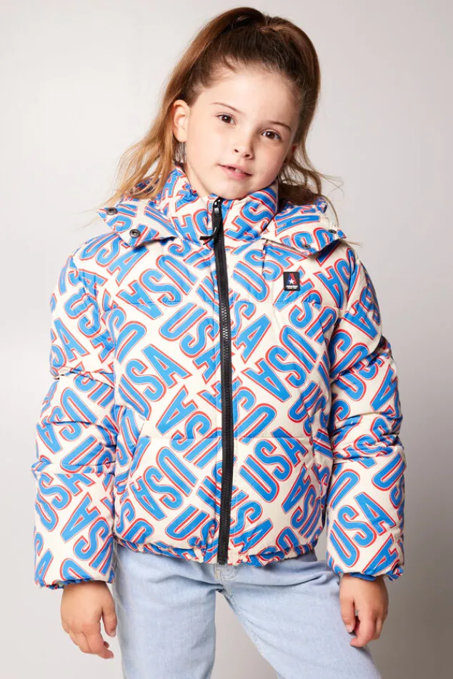 Jassen<America Today Winterjas Julia JR Offwhite