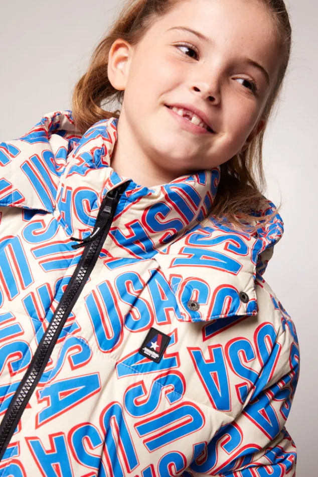 Jassen<America Today Winterjas Julia JR Offwhite