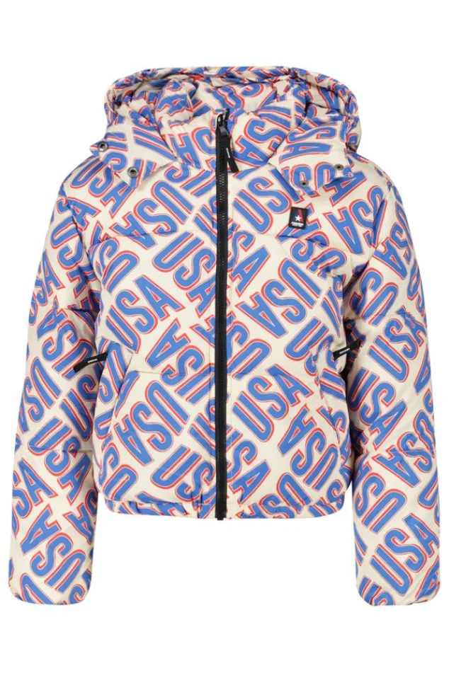 Jassen<America Today Winterjas Julia JR Offwhite